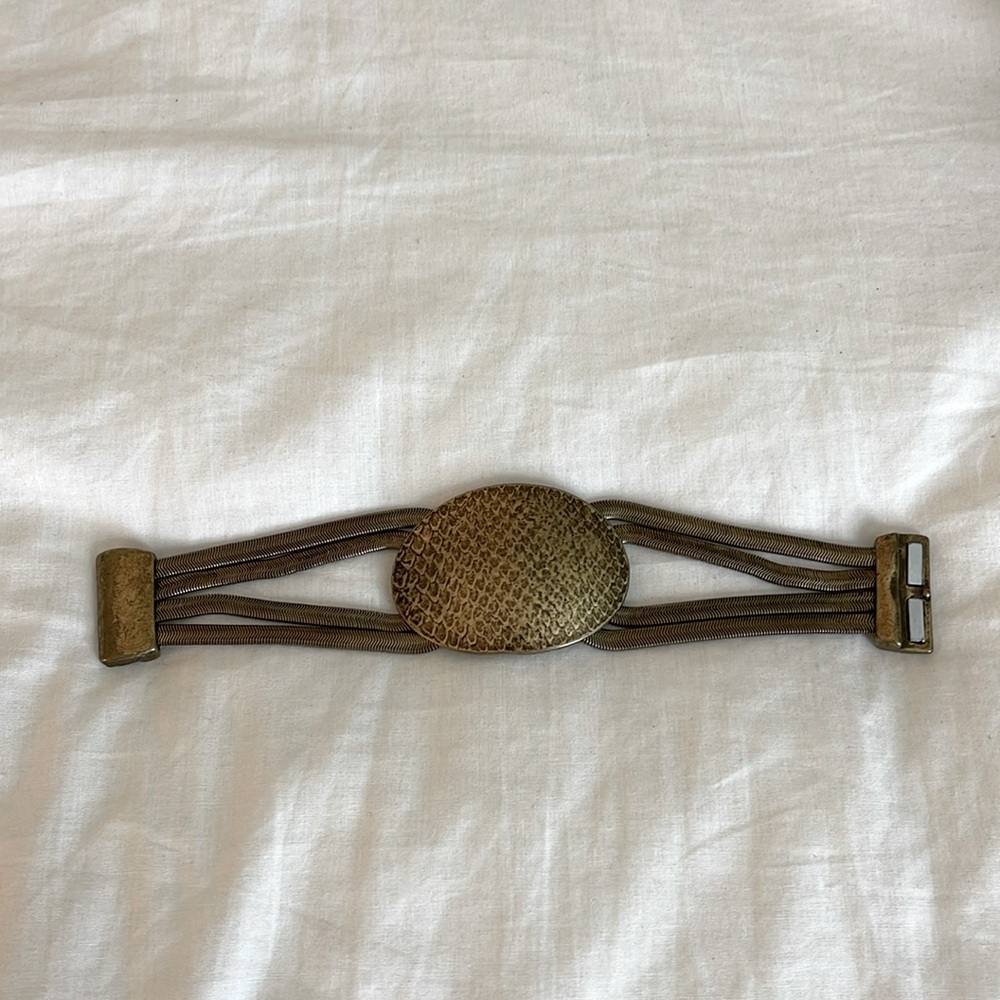 Beautiful brass bracelet.